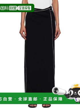 1h可退 香港直邮潮奢 Baserange 女士 黑色 Brig 半身裙 SSBRCRAU