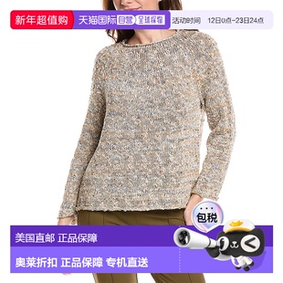 自营Lafayette 148 New York Nautical Net Stitch Raglan Sweate