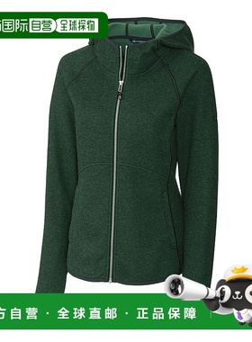 自营 cutter & buckCutter&Buck Mainsail毛衣针织连帽衫女式全拉