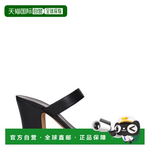 黑色 凉鞋 美国奥莱直发 Row皮革细高跟女式 自营The