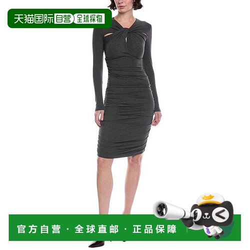 自营Walter Baker Calista Dress - Gray 连衣裙性感美国奥莱直发