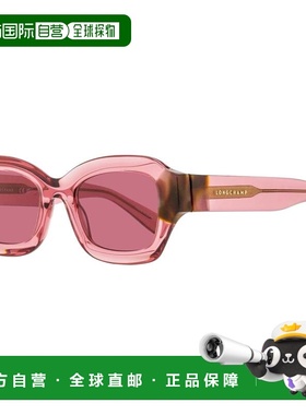 自营Longchamp Women's Thick Rimmed Sunglasses LO749S 613 Tra