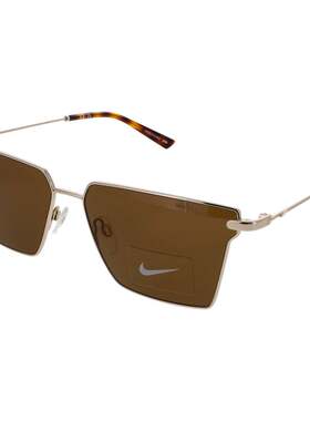 自营Nike哑光黑色太阳镜-金色 美国奥莱直发
