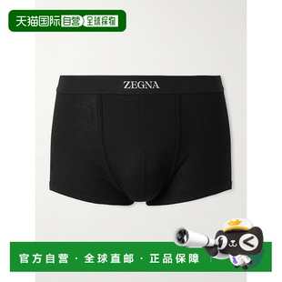 男士 1h可退 杰尼亚 Zegna 罗纹棉质莫代尔混纺平角 香港直邮潮奢