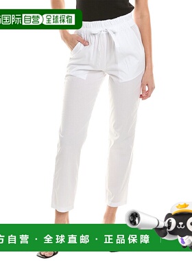 自营ALPHA STUDIO 抽绳裤 - 白色 休闲裤【美国奥莱】直发