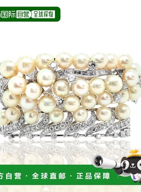 自营 diana m.18 kt 白金古董手镯 - 白色 美国奥莱直发