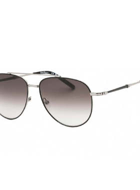 自营salvatore ferragamoSF226S 086黑色/浅色钌/灰色渐变-黑色/
