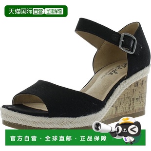 Womens Buckle Wedge 自营lifestrideGo black Heels 美 For