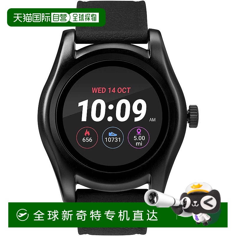 自营 Timex iConnect经典圆形智能手表-黑色 【美国奥莱】直发