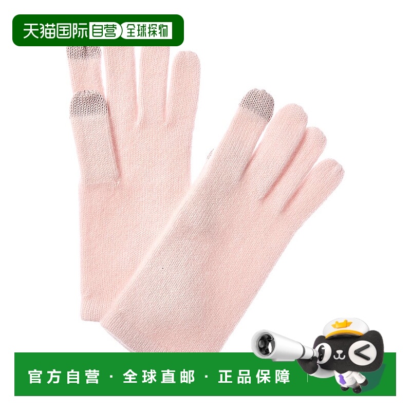 自营sofiacashmere Touch Screen Cashmere Glove - pink 美国奥