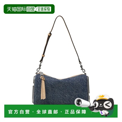 美国直邮MARC JACOBS-女款牛仔绒面革Snapshot单肩包斜挎包手提包