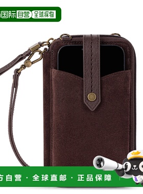 自营the sak银湖N/S智能手机横体-桃花心木绒面革 美国奥莱直发