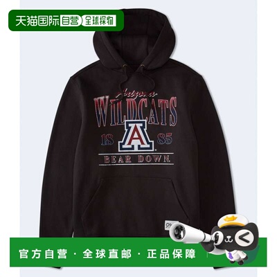 自营Aeropostale Arizona Wildcats 1885 Pullover Hoodie - blac
