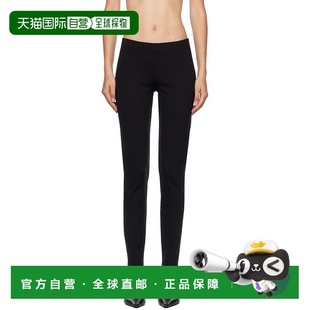 1h可退 【美国直邮】The Row|黑色 Woolworth 紧身裤打底裤