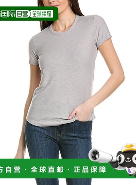 自营James Perse Sheer Slub T-Shirt - grey 美国奥莱直发