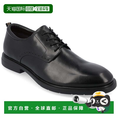 自营Thomas & Vine Stafford Plain Toe Derby - black 美国奥莱