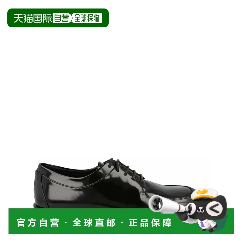 自营salvatore ferragamoPatent Dinamic Lace-up Derby Shoes -W