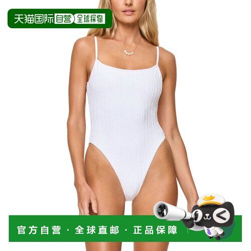 自营l spaceL*Space Holly Classic One-Piece - white 美国奥莱