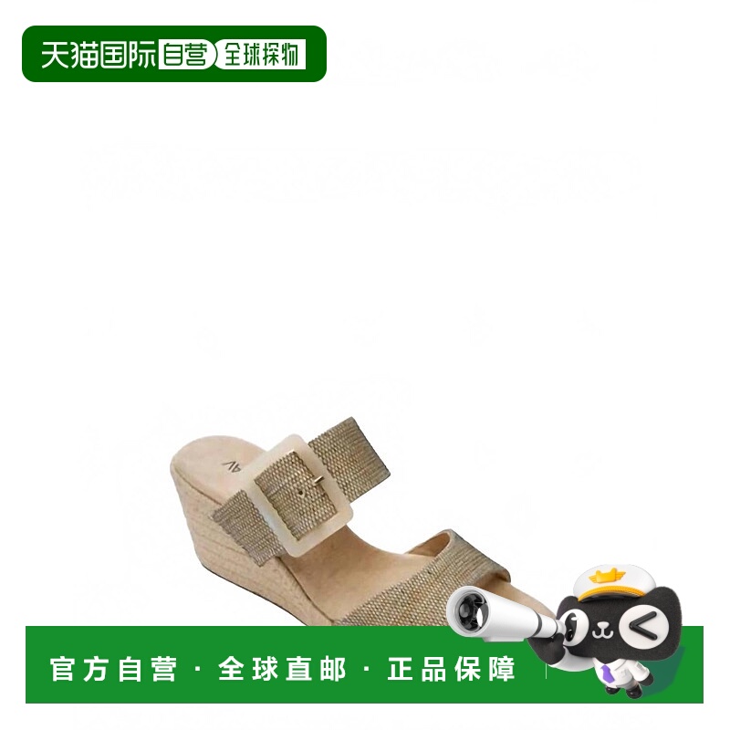 自营vaneliCamel Raffia女式Layla楔形凉鞋 美国奥莱直发