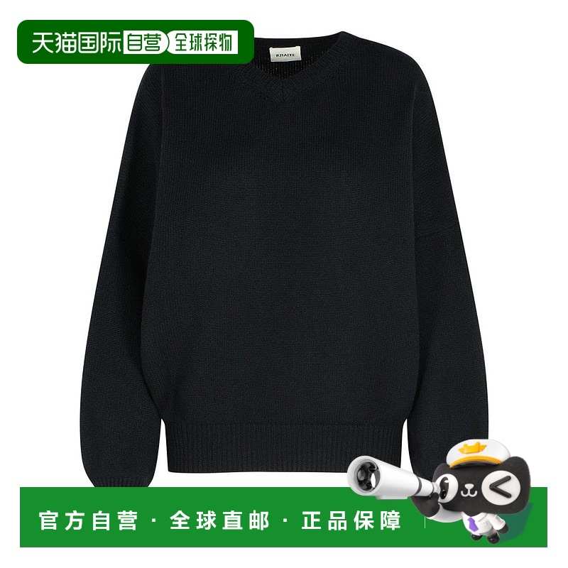 自营 khaite“Wolfe”黑色羊绒毛衣-黑色 美国奥莱直发