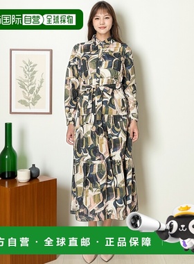 自营 yal new york色彩和谐分层连衣裙 - 绿色 美国奥莱直发