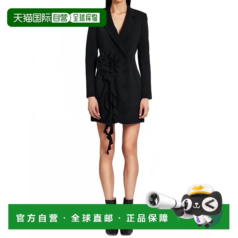 自营 amanda uprichardParnell Blazer Mini Dress In Black - bl