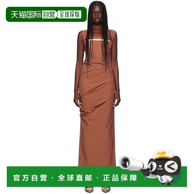 1h可退 香港直邮潮奢 Paris Georgia 女士 橙色 Raf 连衣裙 PG334