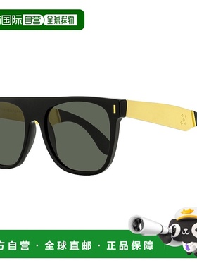 自营 retrosuperfuture复古未来中性Francis太阳镜平顶LAM黑色/金