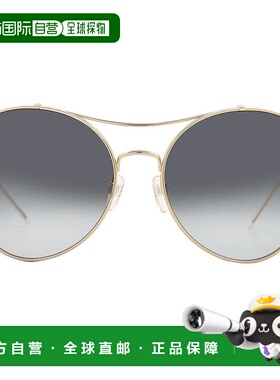自营Tommy Hilfiger Grey Gradient Pilot Ladies Sunglasses TH