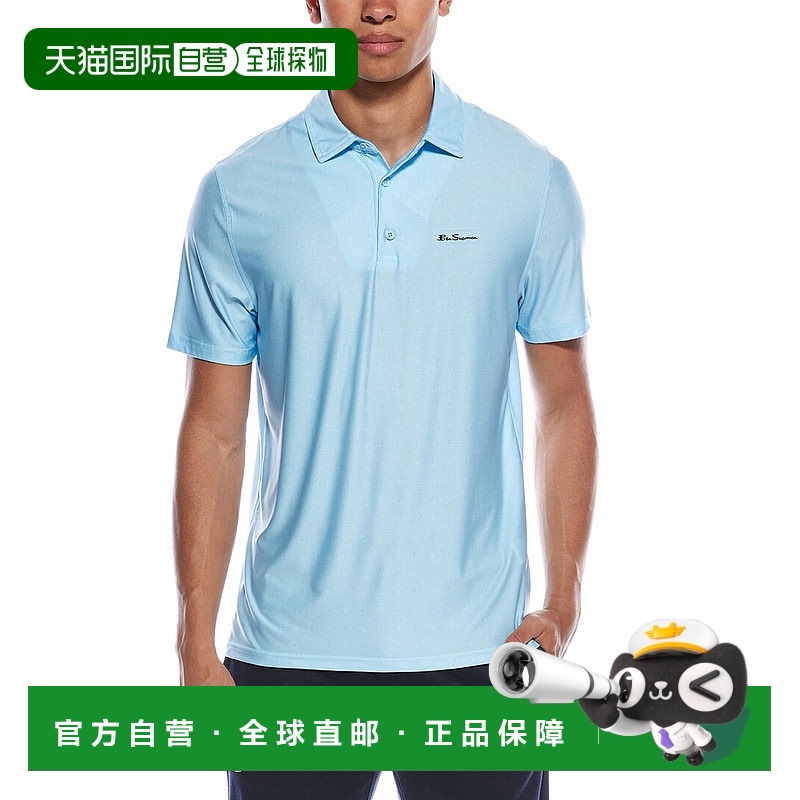 自营 Ben Sherman运动合身Polo衫-蓝色 美国奥莱直发新款