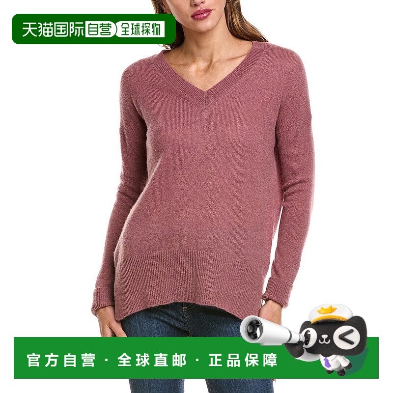 自营philosophy Oversized V-Neck Sweater - purple 美国奥莱直