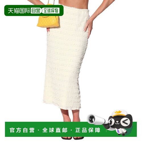自营Walter Baker Roya Skirt - White 半身裙包臀裙美国直发奥莱