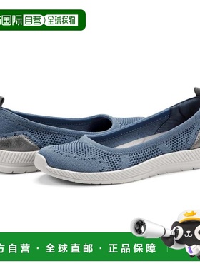 自营Easy Spirit Glitz Blue Slip-On Round Toe Comfort Casual