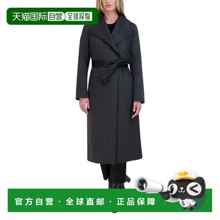 Double Faced Long Women Trimmed Leather 自营TAHARI Faux