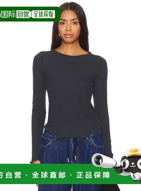 自营Free People We The Free Easy Does It T-Shirt Women  Blac