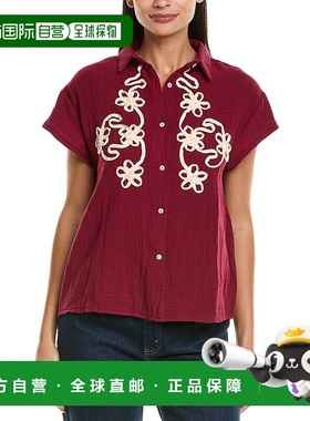 自营 anna kay安娜KAY Salinkain衬衫-红色 美国奥莱直发