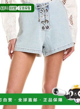自营 generation love世代之爱Melina牛仔短裤-蓝色 美国奥莱直发