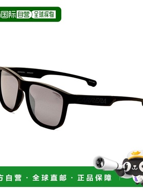 自营 Carrera男式57毫米黑色太阳镜-黑色 美国奥莱直发卡雷拉