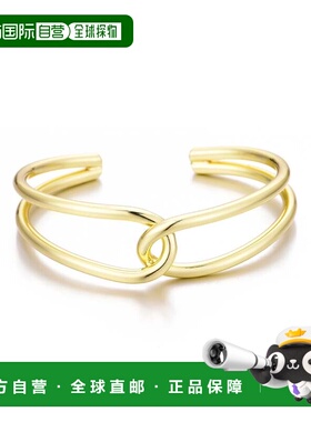 自营adornia14k镀金重叠袖口-金 美国奥莱直发