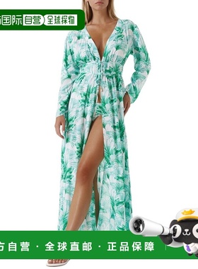 自营Melissa Odabash Farrah Maxi Open Kaftan - palm 美国奥莱