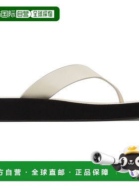 1h可退 香港直邮潮奢 The Row 女士 白色 & 黑色 Ginza 凉鞋 F113