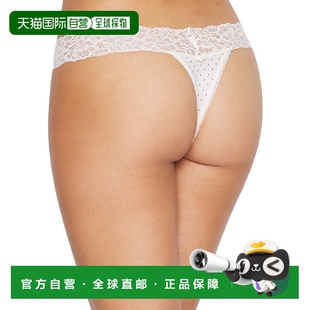 Maidenform 黑色针点 女式 珍珠 美国 性感必备蕾丝丁字裤 自营