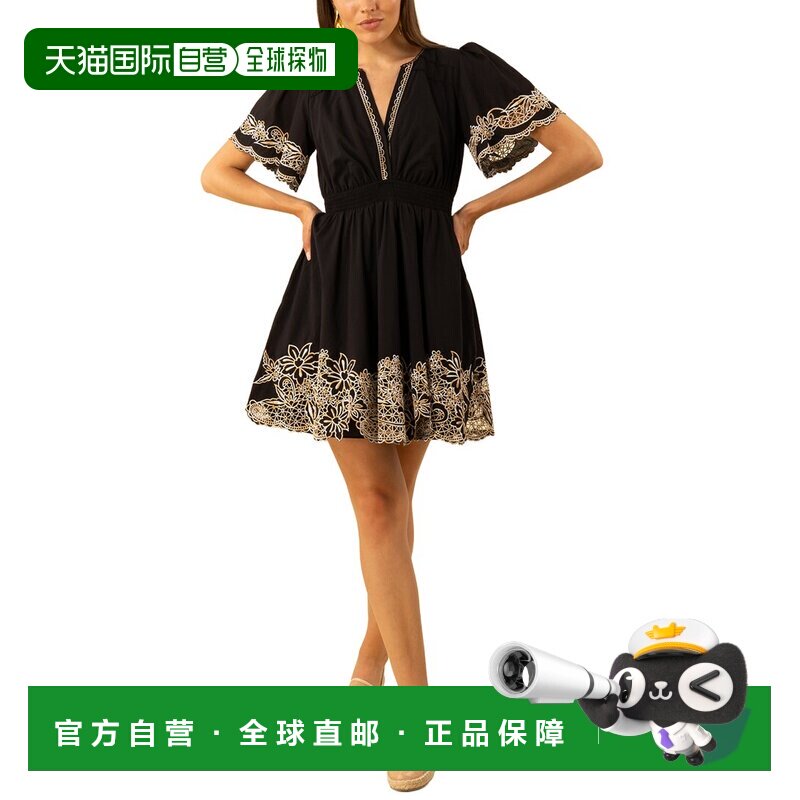 自营Hale Bob Alena Dress - Black 连衣裙美国直发奥莱性感