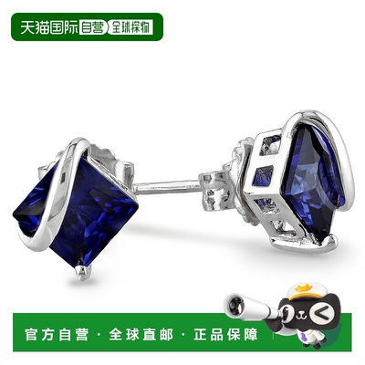 自营mimi & maxmimi & max2.68 CT TGW 打造 925 纯银蓝色蓝