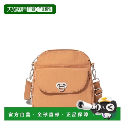 自营baggallini Coastal Flip Lock Crossbody Bag - acorn 美国