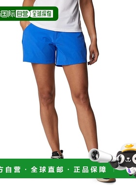 自营Columbia PFG Coral Point III Shorts Womens Blue 7