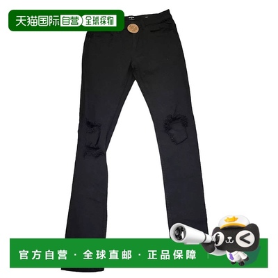 自营 cotton on男式黑色紧身牛仔裤 - 黑色 美国奥莱直发