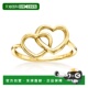 Ross Interlocking Simons 14kt 自营 Gold Italian Yellow Heart