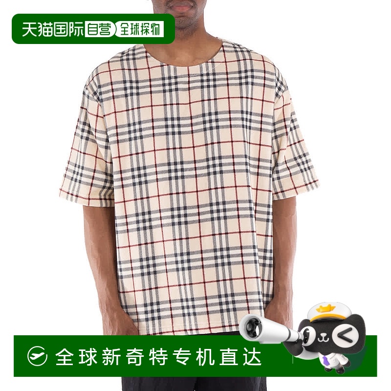 自营 Burberry Check Willesden T恤-石质ip chk 【美国奥莱】直