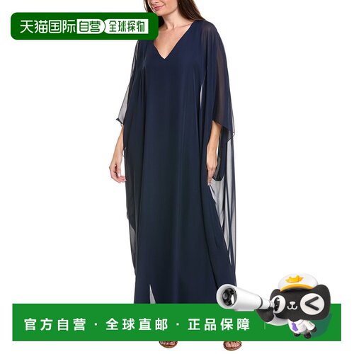 自营Reem Acra Gown - navy 美国奥莱直发连衣裙长裙